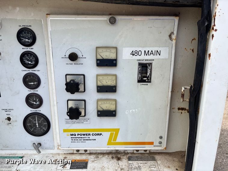 image for item EE4296 Whisperwatt DCA70SSJU generator