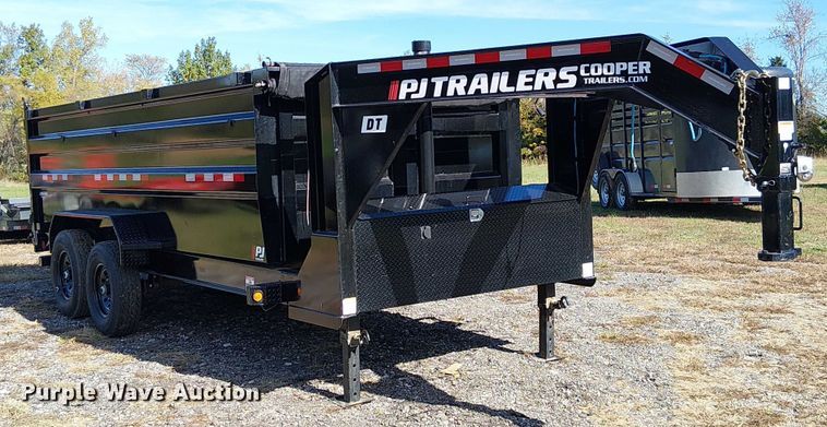 image for item EF1976 2025 PJ Trailers DT162 dump trailer