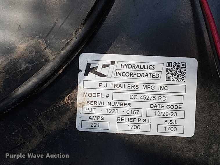 image for item EF1976 2025 PJ Trailers DT162 dump trailer