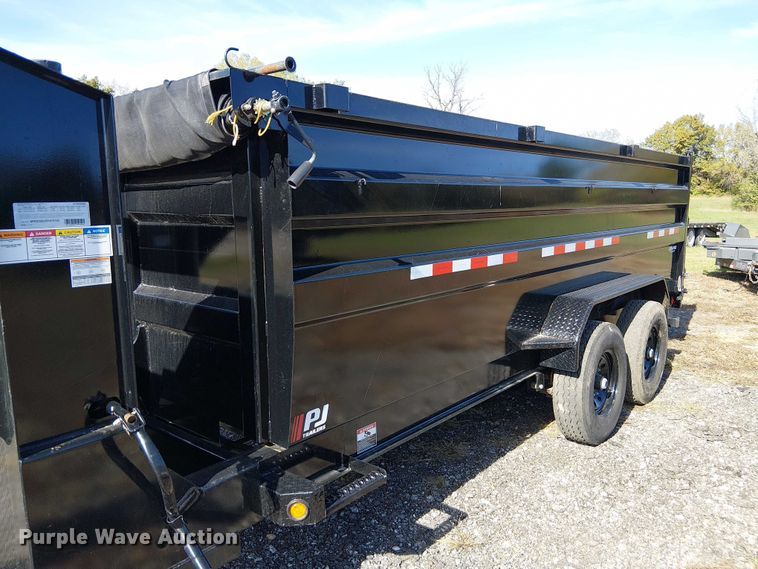 image for item EF1976 2025 PJ Trailers DT162 dump trailer