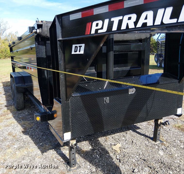 image for item EF1976 2025 PJ Trailers DT162 dump trailer
