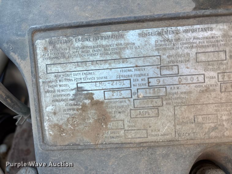 image for item EF6115 1999 Mack RD600GK dump truck