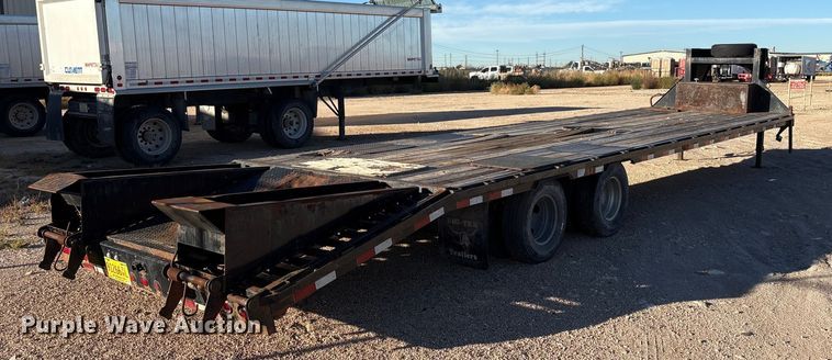 image for item EF6128 2014 Big Tex 22GN-30BK+5CP equipment trailer
