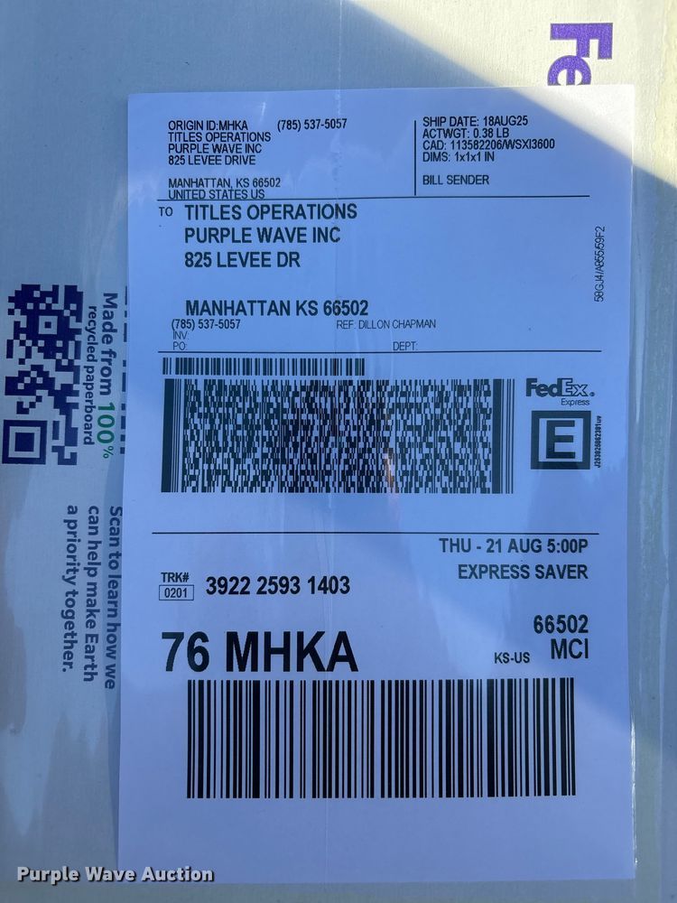 image for item EF6128 2014 Big Tex 22GN-30BK+5CP equipment trailer