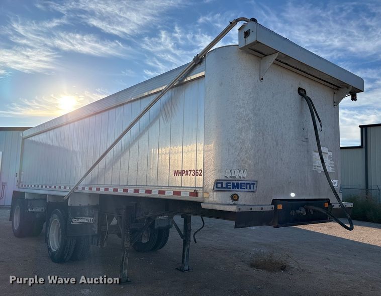 image for item EF6129 2018 Clement ADW2837SFT SPRE end dump trailer