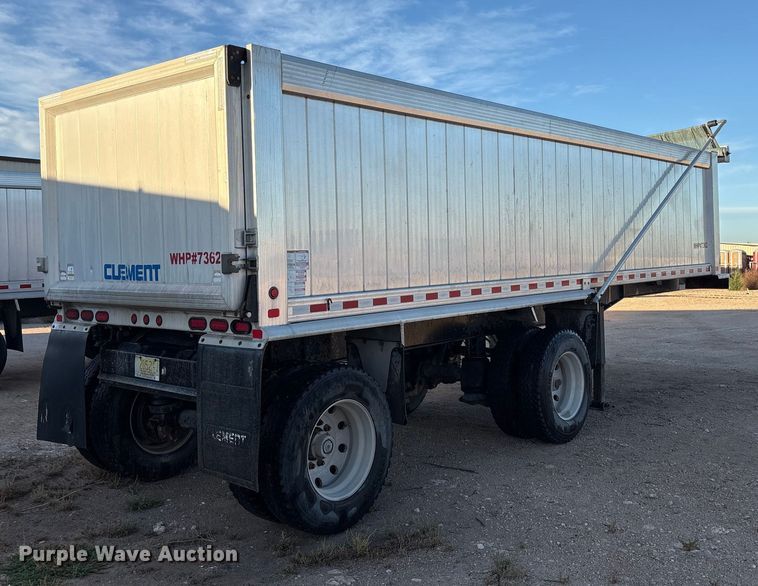 image for item EF6130 2018 Clement AWS2837FT SPRD end dump trailer