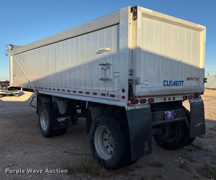 image for item EF6130 2018 Clement AWS2837FT SPRD end dump trailer