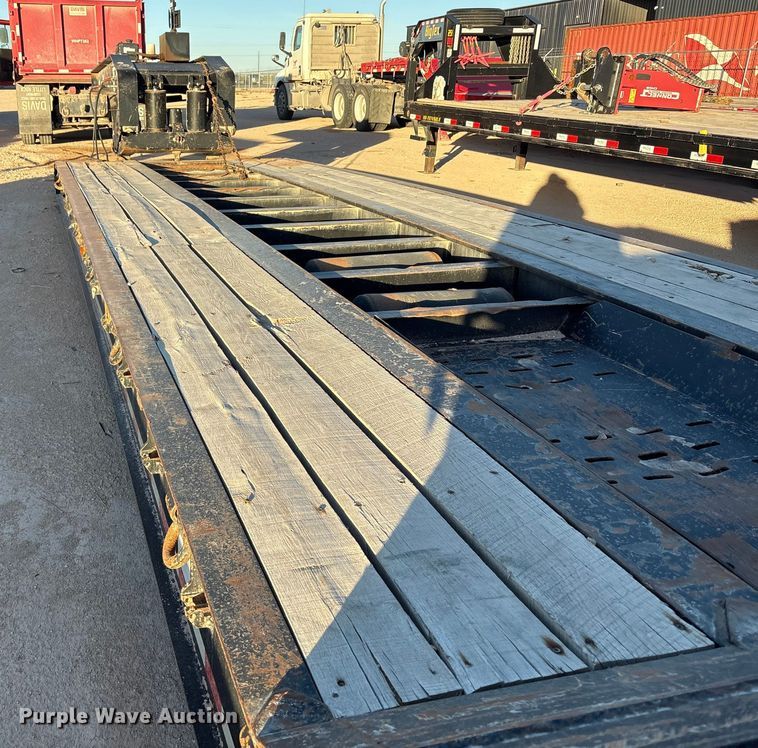 image for item EF6134 2017 Rampant Trailers lowboy equipment trailer