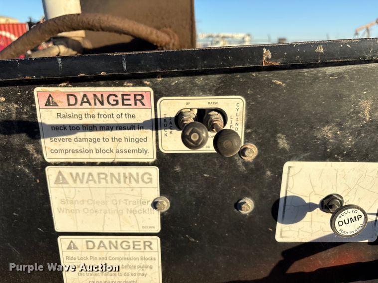 image for item EF6134 2017 Rampant Trailers lowboy equipment trailer