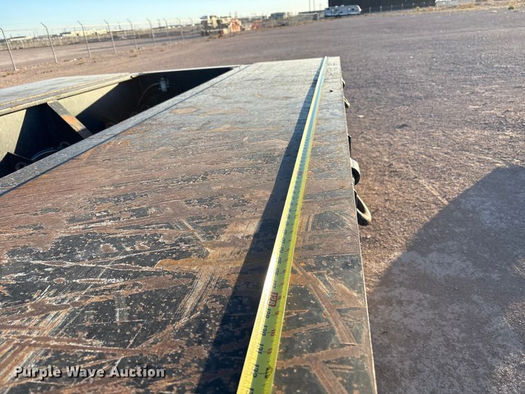 image for item EF6134 2017 Rampant Trailers lowboy equipment trailer