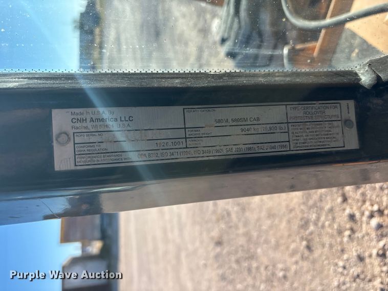 image for item EF6152 2008 Case 540 Super M Series 2 backhoe