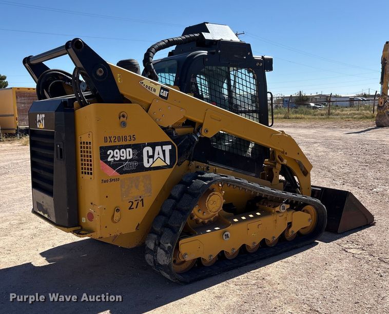 image for item EF6154 2017 Caterpillar 299D2 XHP tracked skid steer loader
