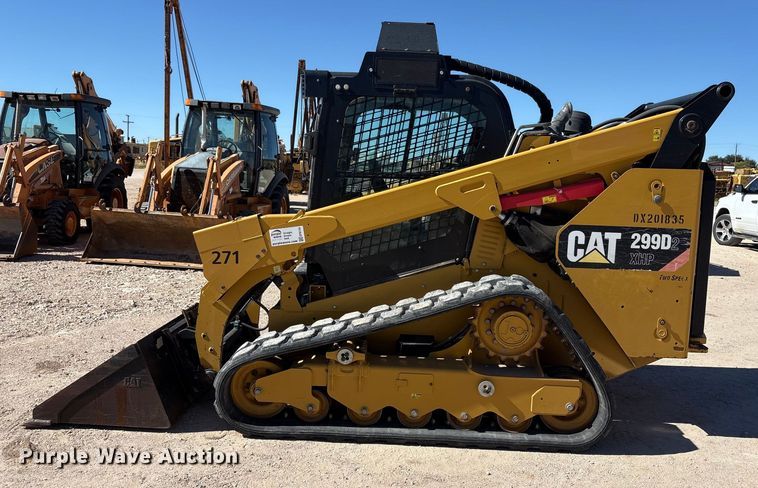 image for item EF6154 2017 Caterpillar 299D2 XHP tracked skid steer loader