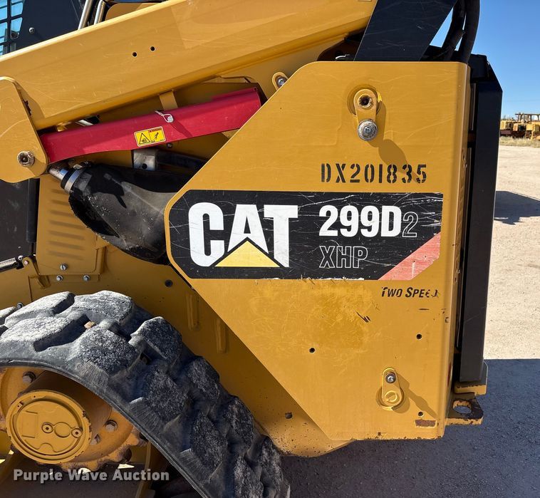 image for item EF6154 2017 Caterpillar 299D2 XHP tracked skid steer loader