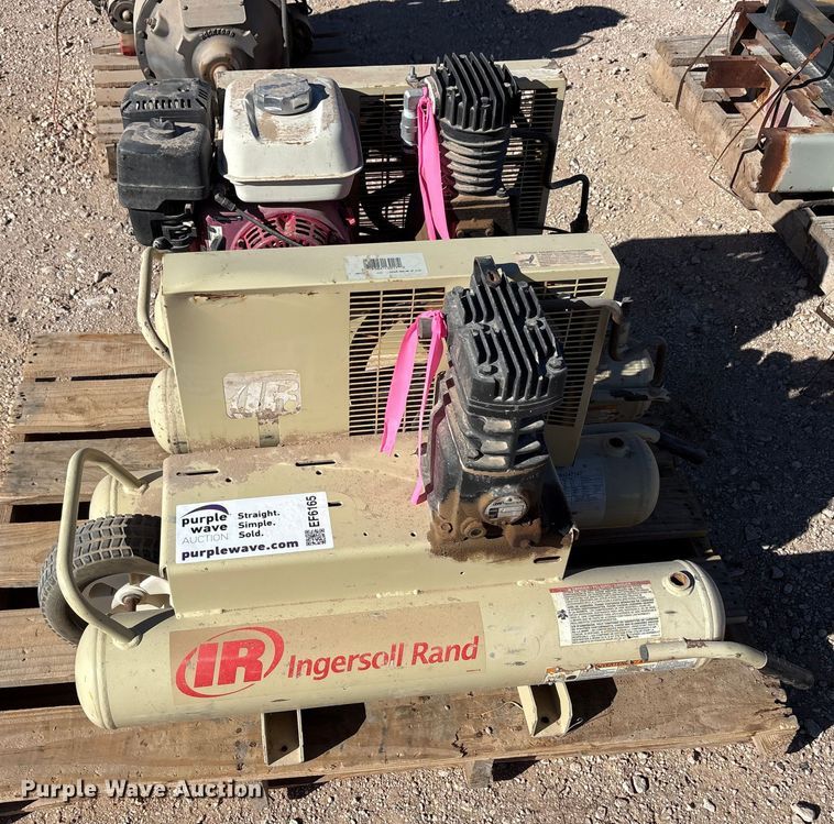 image for item EF6165 (2) Ingersoll Rand air compressors