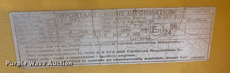 image for item EF6167 Caterpillar 3054 engine