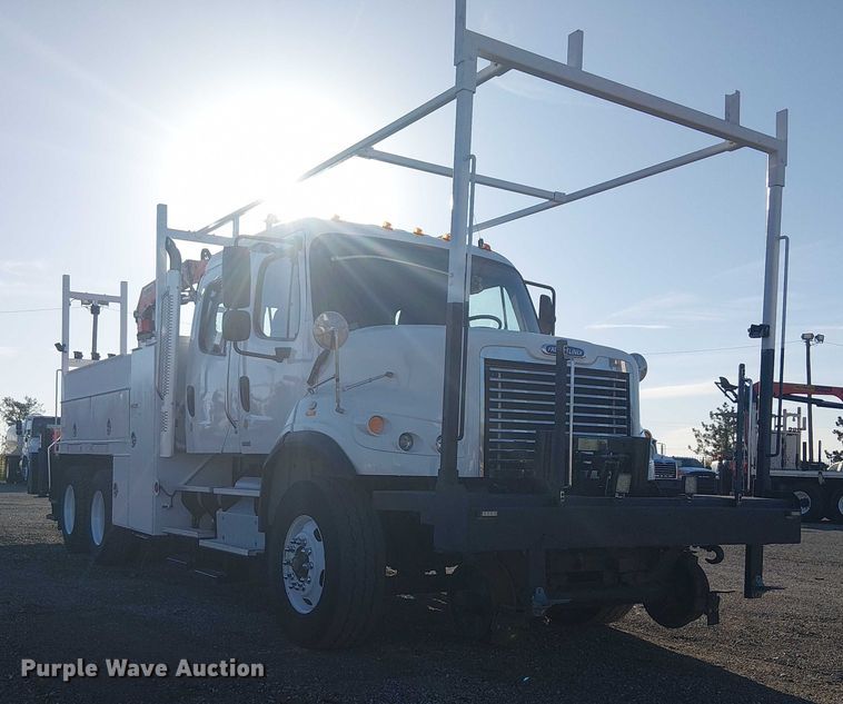 image for item EG1671 2012 Freightliner Business Class M2 Crew Cab crane truck