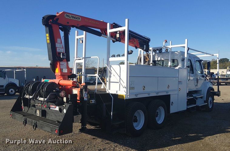 image for item EG1671 2012 Freightliner Business Class M2 Crew Cab crane truck