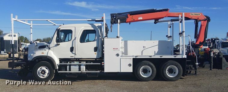 image for item EG1671 2012 Freightliner Business Class M2 Crew Cab crane truck