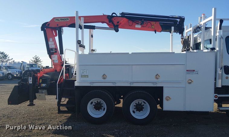 image for item EG1671 2012 Freightliner Business Class M2 Crew Cab crane truck