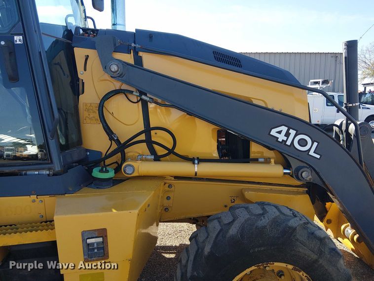 image for item EG1673 2017 John Deere 410L backhoe