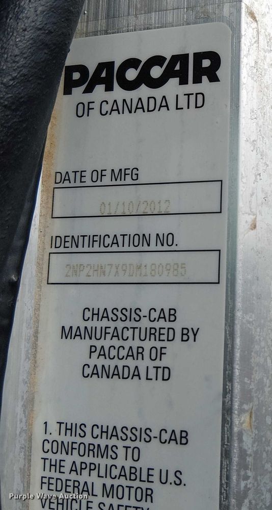 image for item EG1683 2013 Peterbilt 337  oilfield acidizing pump truck