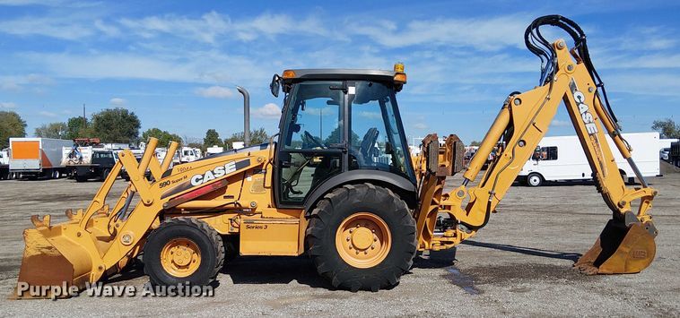 image for item EG1696 2010 Case 590 Super M backhoe