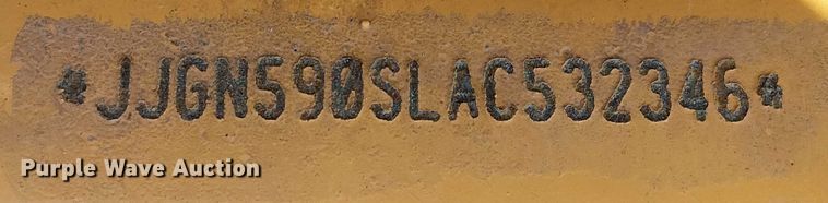 image for item EG1696 2010 Case 590 Super M backhoe