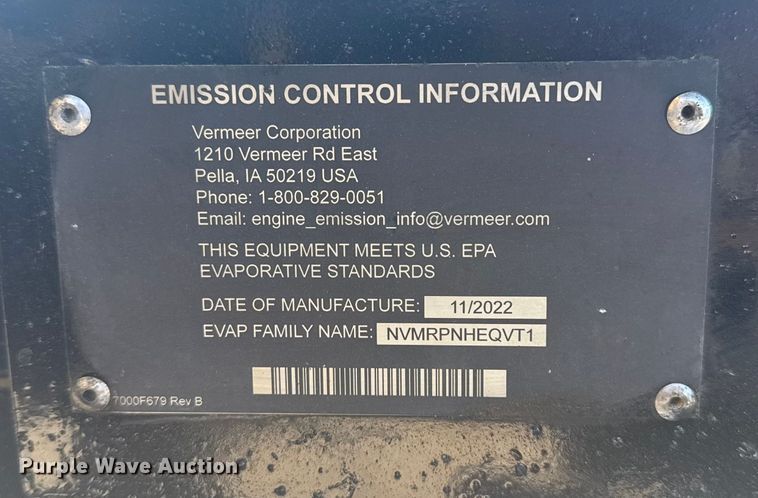 image for item EG1720 2023 Vermeer LP573SGT vacuum excavator