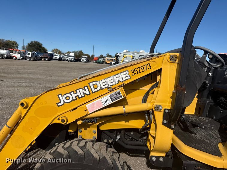 image for item EG1726 2007 John Deere 110 backhoe