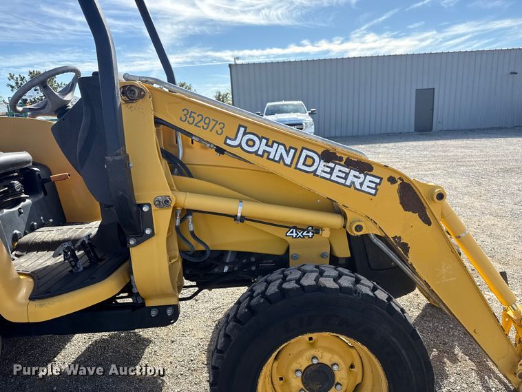 image for item EG1726 2007 John Deere 110 backhoe