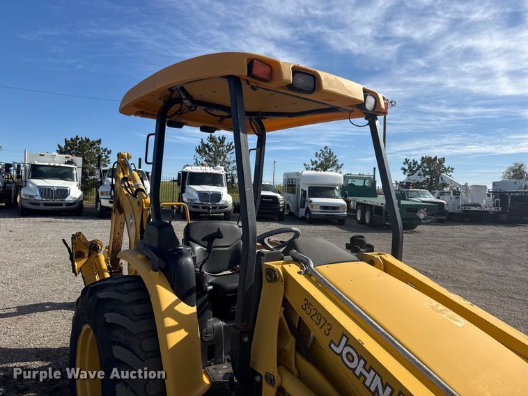 image for item EG1726 2007 John Deere 110 backhoe