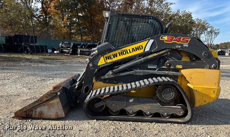 image for item EJ7718 2021 New Holland C345 tracked skid steer loader