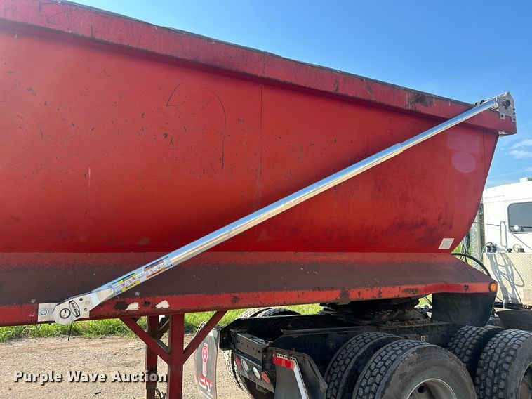 image for item EK8167 1989 Hilbilt 22-27 MAT.HD end dump trailer