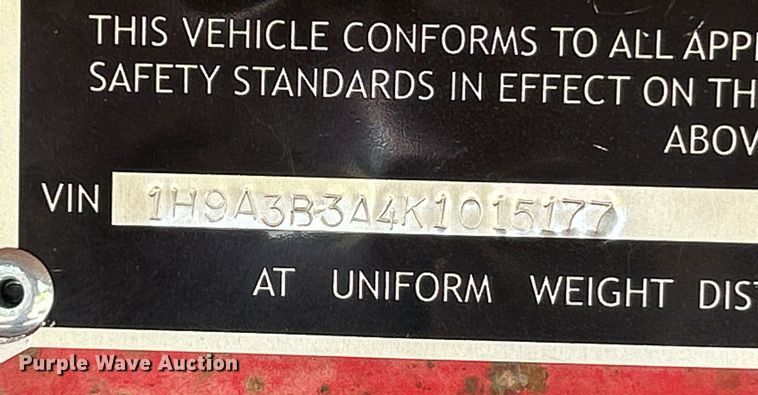 image for item EK8167 1989 Hilbilt 22-27 MAT.HD end dump trailer