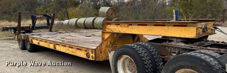 image for item EM2500 1961 Merritt C231 drop deck equipment trailer