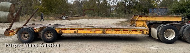 image for item EM2500 1961 Merritt C231 drop deck equipment trailer