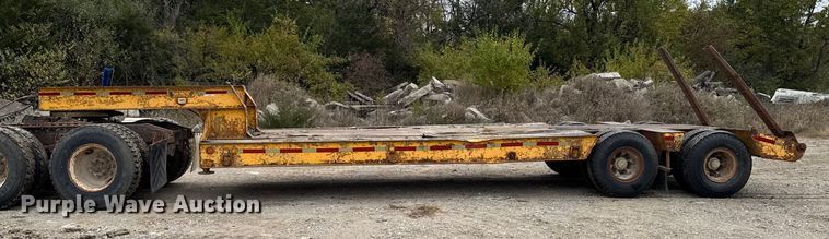 image for item EM2500 1961 Merritt C231 drop deck equipment trailer