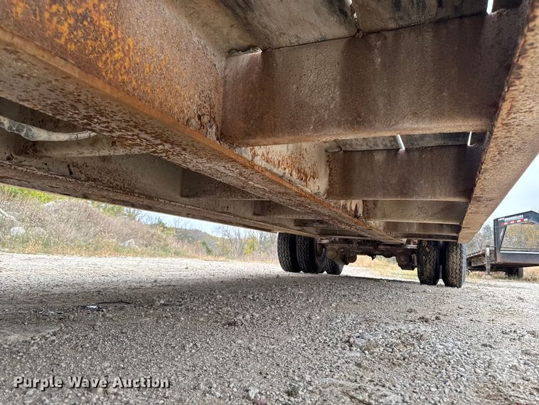 image for item EM2500 1961 Merritt C231 drop deck equipment trailer