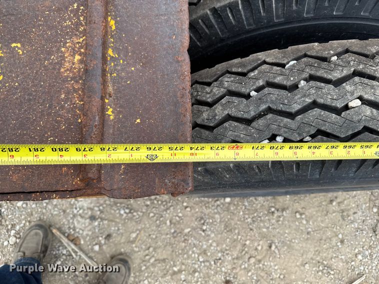 image for item EM2500 1961 Merritt C231 drop deck equipment trailer