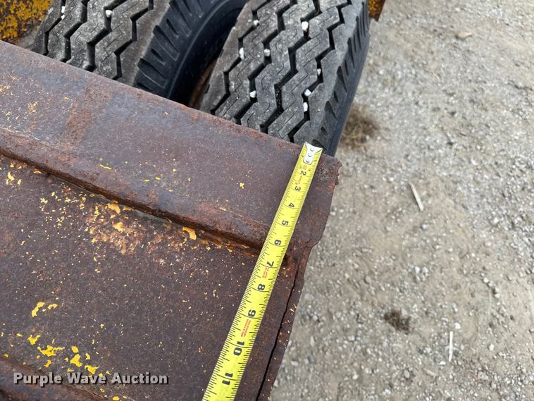 image for item EM2500 1961 Merritt C231 drop deck equipment trailer