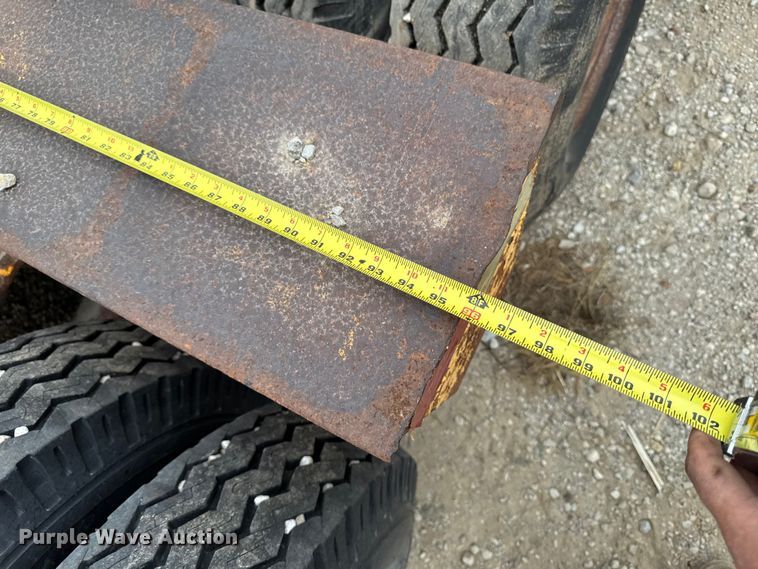 image for item EM2500 1961 Merritt C231 drop deck equipment trailer