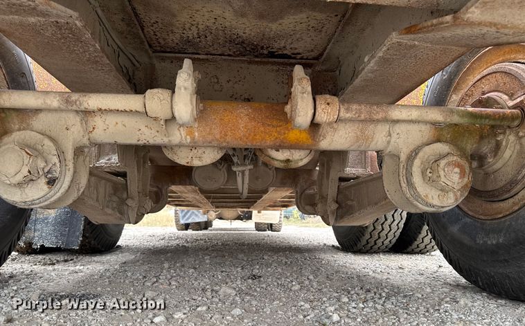 image for item EM2500 1961 Merritt C231 drop deck equipment trailer