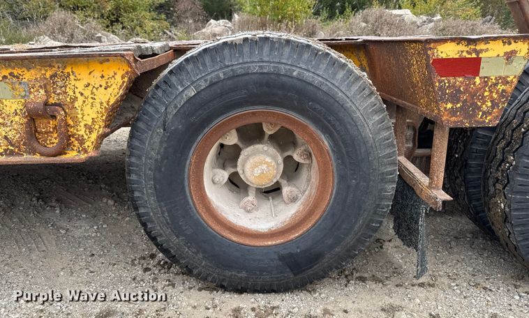 image for item EM2500 1961 Merritt C231 drop deck equipment trailer