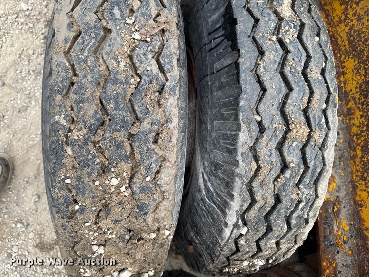 image for item EM2500 1961 Merritt C231 drop deck equipment trailer