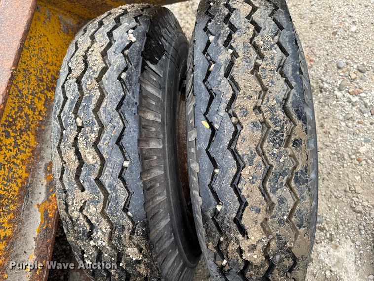 image for item EM2500 1961 Merritt C231 drop deck equipment trailer