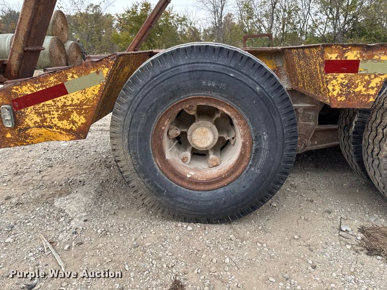 image for item EM2500 1961 Merritt C231 drop deck equipment trailer