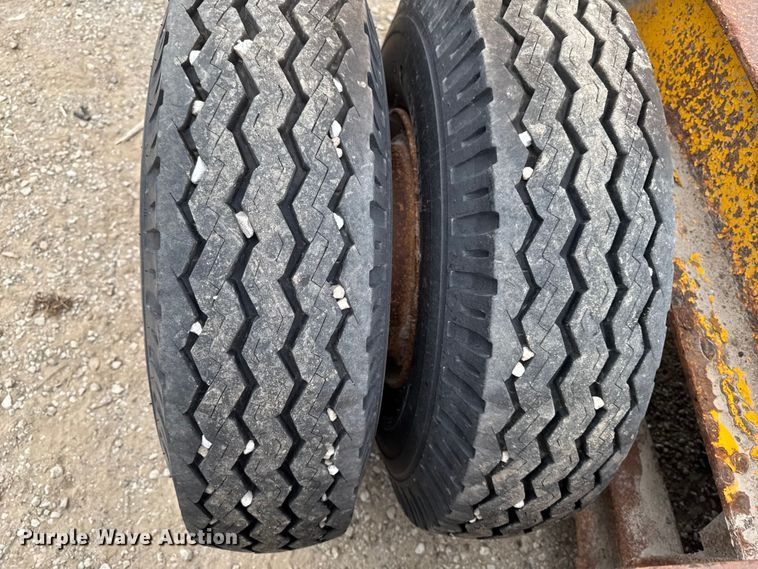 image for item EM2500 1961 Merritt C231 drop deck equipment trailer