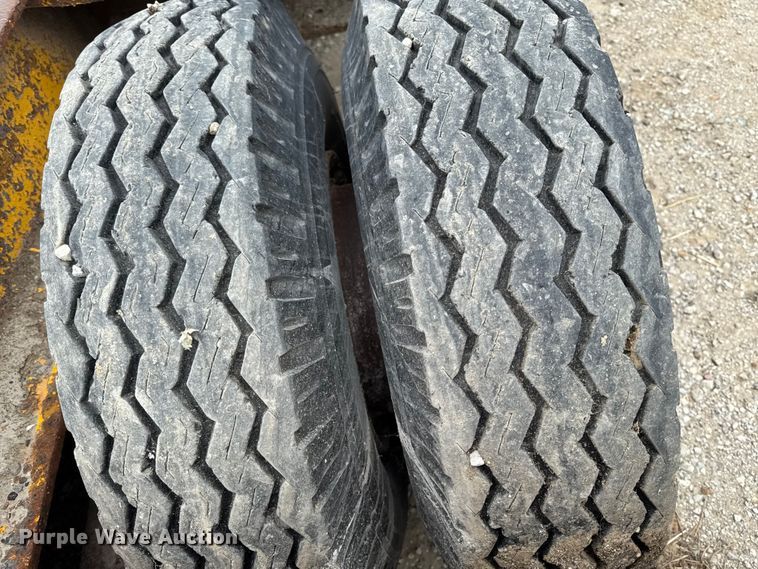 image for item EM2500 1961 Merritt C231 drop deck equipment trailer