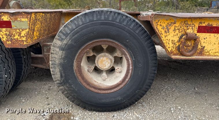 image for item EM2500 1961 Merritt C231 drop deck equipment trailer